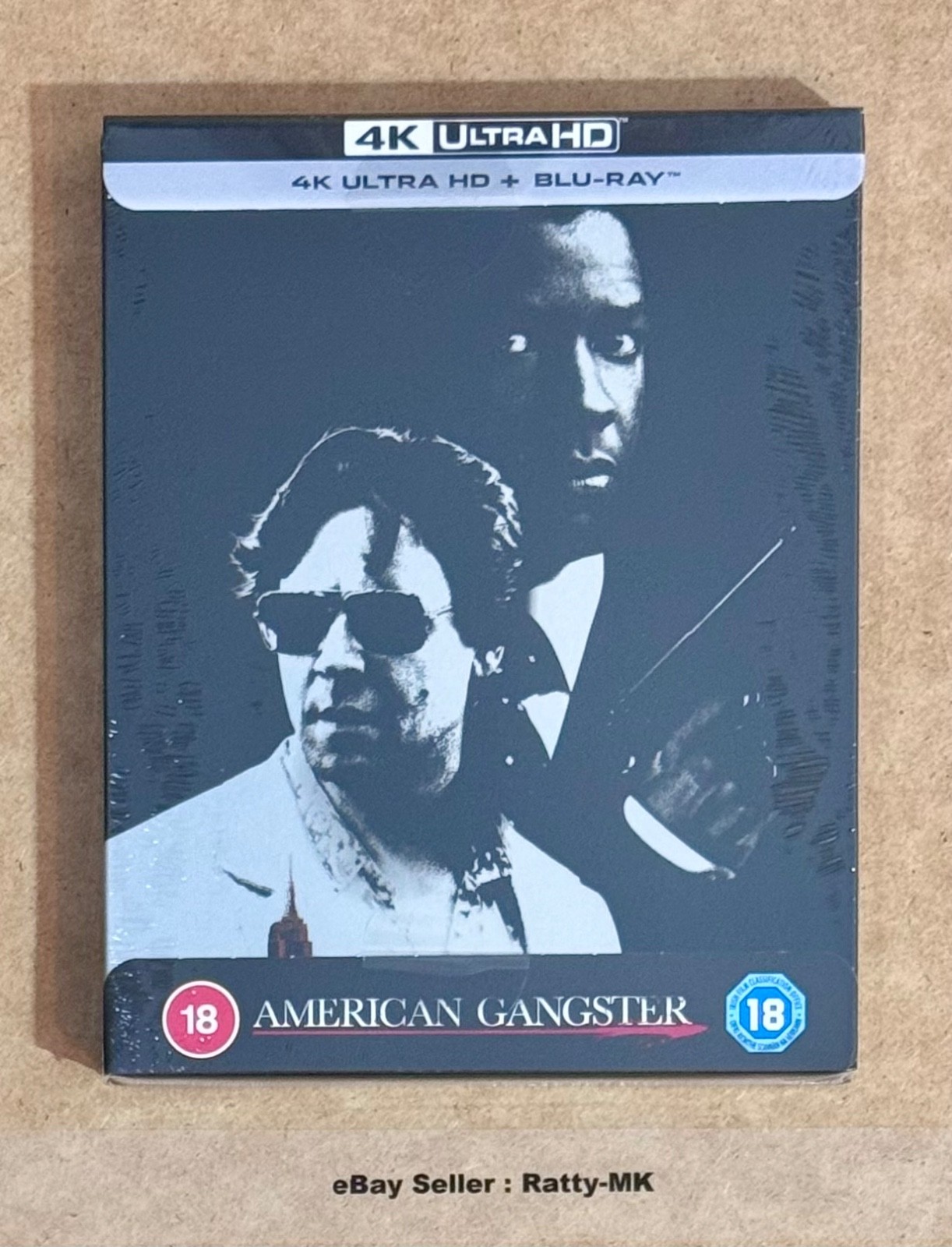 AMERICAN GANGSTER - UK EXCLUSIVE 4K + BLU RAY STEELBOOK - NEW & SEALED