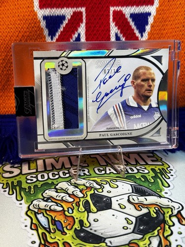 2025 Topps Dynasty PAUL GASCOIGNE /10 On Card Auto Glasgow Rangers