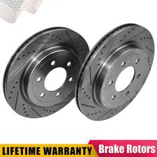 2pcs Rear Disc Rotors Brake Pads For Ford F-150 Expedition Navigator 2018-2021