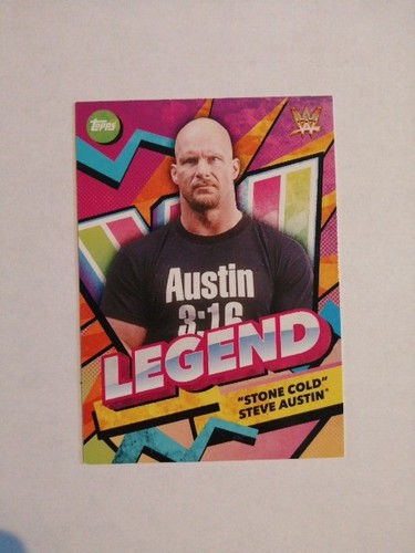 2021 Topps WWE Legend "Stone Cold" Steve Austin #166 - Picture 1 of 2