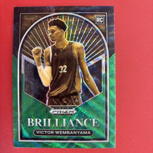 Victor Wembanyama [Green Wave] #1 2023 Panini Prizm Draft Picks Brilliance card