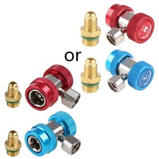 2-Piece R134A H / L Adapters Quick Coupling Conditioner Coolant Adjustable