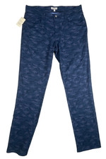 NEW Peter Millar Pants Men 34x34 Blue Camo Eb66 Crown Sport Performance Chino