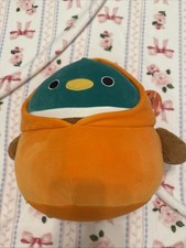 Squishmallows Kellytoy Halloween Plush 16 Avery the Duck in Pumpkin Costume