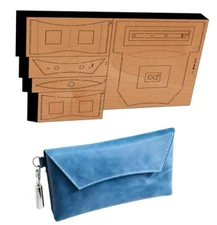 Leather Cutting Die, Precision Punch Cutter Embossing Tool for Handbag 215x110mm