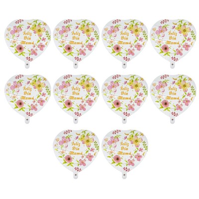  10 Pcs Folienballon Party Luftballons Ballondekorationen Aluminiumfolienballons