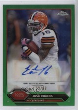 2023 Composite Topps Chrome Green Refractor 23/99 Josh Cribbs #TCA-JC Auto a8r