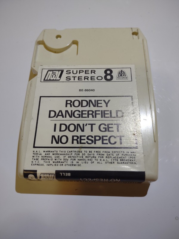 Rodney Dangerfield - I Don’t Get No Respect 8 Track Tape Cartridge Untested 