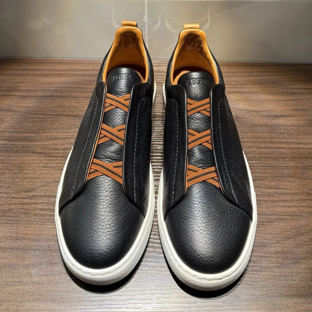 写真 Ermenegildo Zegna Brown Solid Casual Shoes for Men for sale | eBay