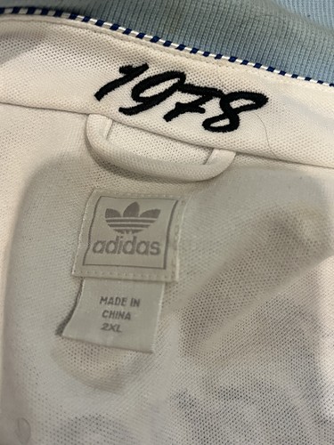 Vintage Adidas Argentina 1978 Soccer Futbol Jacket 2005 Sz 2XL Y2K Streetwear - Picture 3 of 7