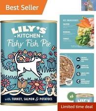 Lily's Kitchen Fishy Fish Pie: 6 Tins x 400g High Protein Natural Dog Food