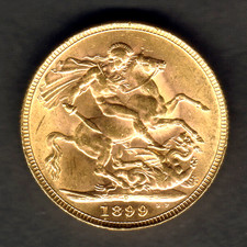 Australia.  1899 Perth - Sovereign..  aU/UNC - Full Lustre
