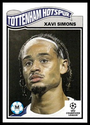 Xavi Simons 2025 Topps Living Set #838 Tottenham Hotspur 