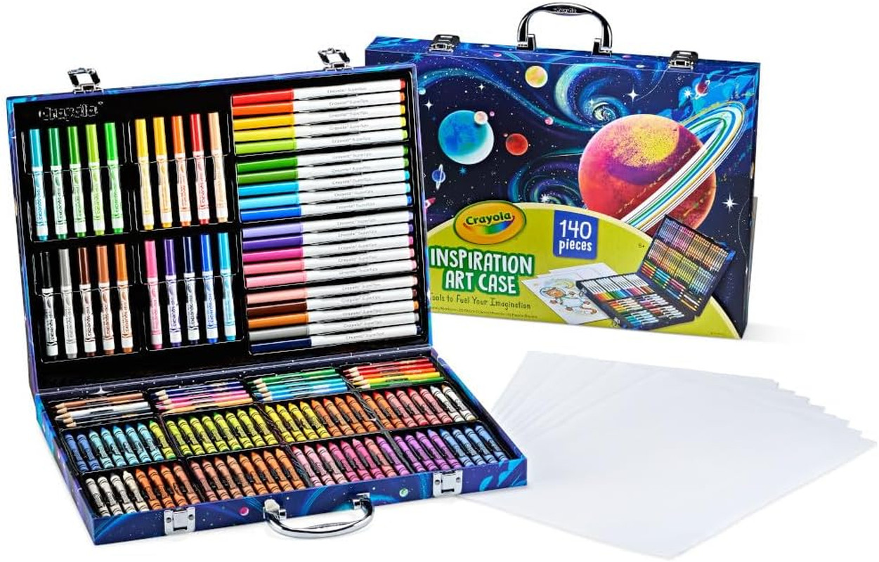 Crayola Inspiration Art Case Space Coloring Set (140Pcs), Es