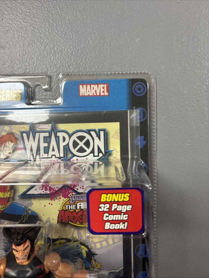 NUEVO Age of Apocalypse ARMA X WOLVERINE LEYENDAS DE MARVEL Con cómic Foto 3 de 4