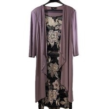 R M Richards Cocktail Jacket Dress Women's Plus Size 16