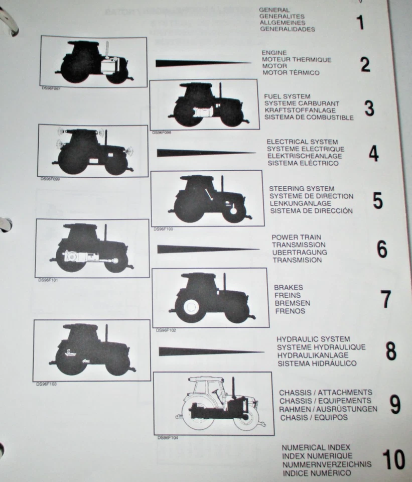 Libro manual de catálogo de piezas de tractor McCormick C70 C80 C90 C100 PC-7-1100 3/01 ¡OEM! Foto 2 de 4