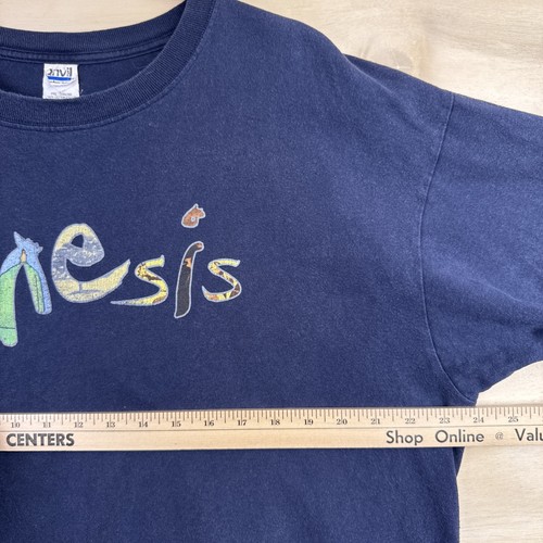 Genesis Band 2007 US Tour Shirt Phil Collins Blue Bar Anvil Tag Sz XL - Picture 5 of 7