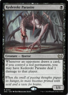 MTG Kederekt Parasite Normal NM Commander: Duskmourn: House of Horror Magic 144
