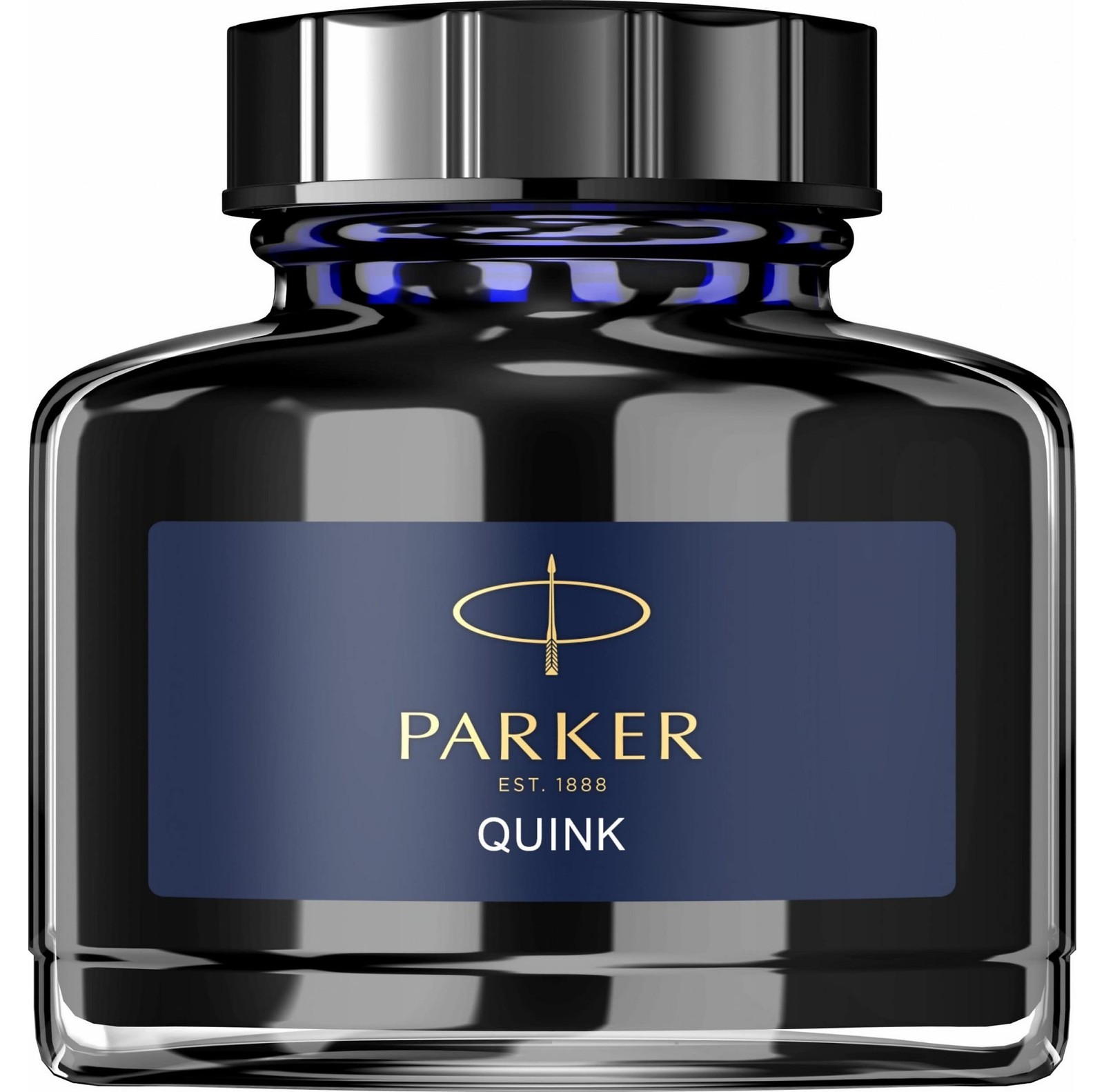 Parker Fountain Pen Ink Bottle | Blue-Black 57 ml (Pack of 1), blue/black 