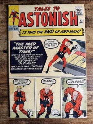 Tales to Astonish #43 (1963) Marvel Silver Age Ant-Man VG