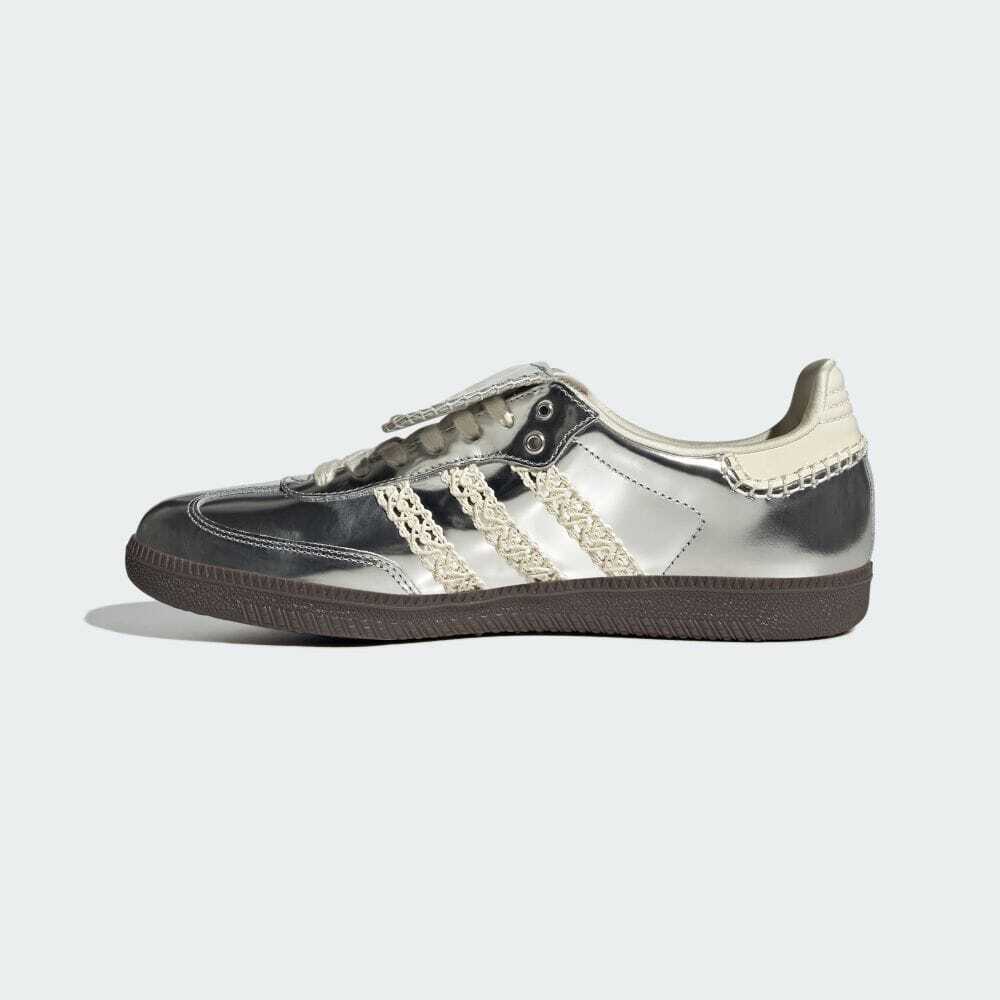 Wales Bonner × adidas Samba Silver Metallic Gum IG8181 Men's Wales Bonner × adidas Samba Silver Metallic Gum IG8181 Men's