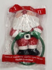 Vintage New Old Stock Avon Santa Scented Towel Holder The Gift Collection