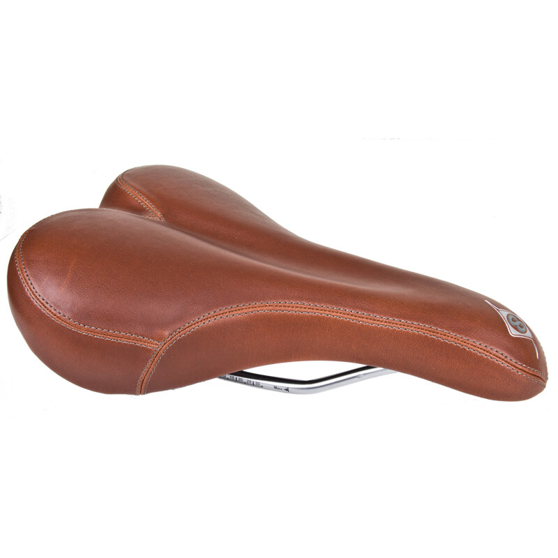 Origin8 Sport Uno Bike Saddle BROWN Comfort Gel Padding Hybr