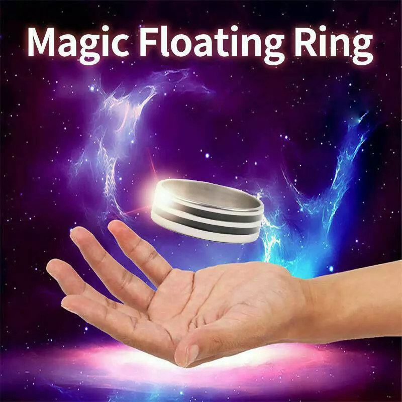 Magic Ring Tricks Play Ball Floating Effect of Invisible Magic Props AU RR