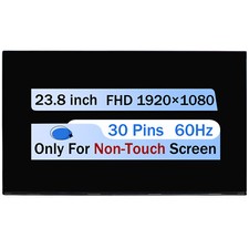 For Lenovo 520-24ICB 520-24ARR LCD Non-Touch Screen Replacement Panel 23.8" FHD