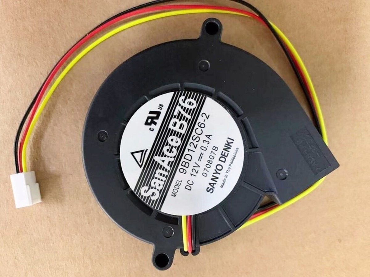 Sanyo San Ace B76 Blower Fan 9BD12SC6-2 cooling Fan DC 12V 0.3A 3