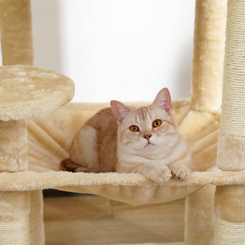 Cat Tree Scratching Post Scratcher Tower Condo House Furniture Bed Stand 143cm - Picture 4 of 15