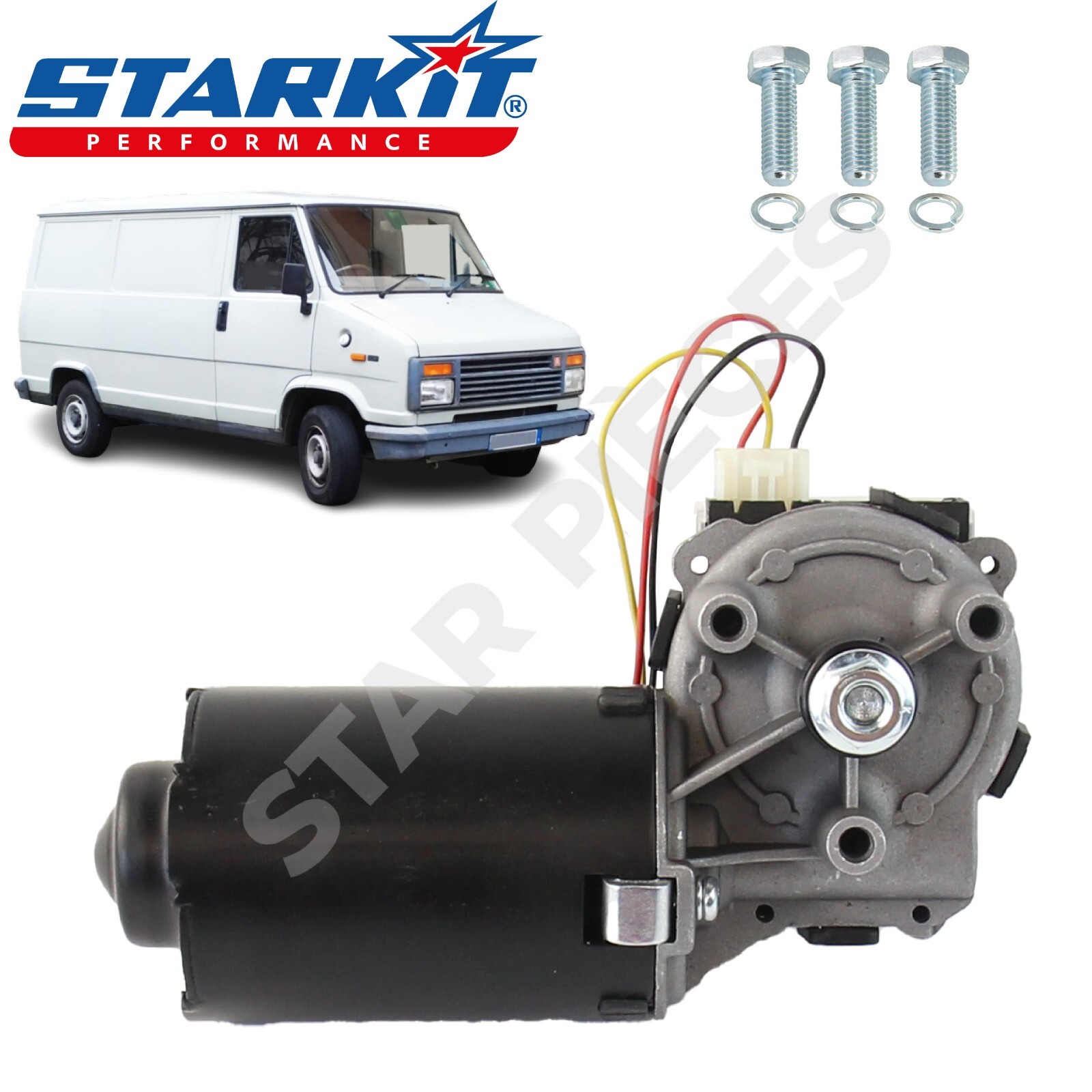 Moteur d'essuie-glace avant Peugeot J5 Citroen C25 Ducato 1981-1994