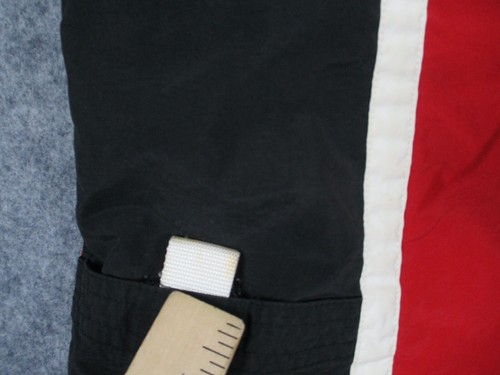 VINTAGE Ralph Lauren Polo Swim Trunks Mens Extra Large Red Black Sport Spell Out - Picture 4 of 14