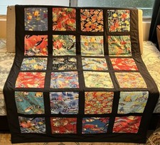 Vintage Tropical Fish Handmade Quilt Wall Hanging Or Blanket 40  x 57  Charming