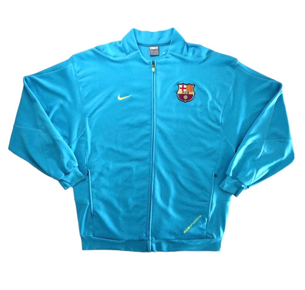 BARCELONA 2007/08 NIKE Training Football Jacket XL Mens BARCELONA 2007/08 NIKE Training Football Jacket XL Mens