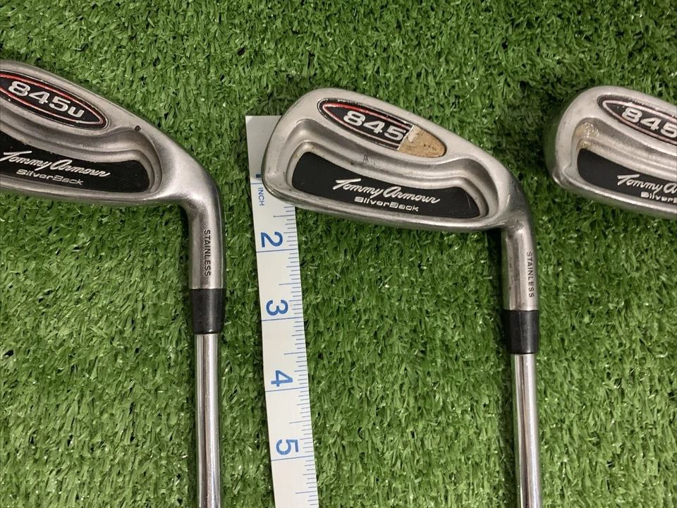 Tommy Armour 845u Silverback Irons 5-8 Steel Shafts Right Hand RH - Image 4 of 4