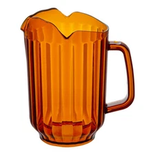 Choice 72 oz. SAN Plastic Beverage Pitcher with 3 Spouts (select color below)
