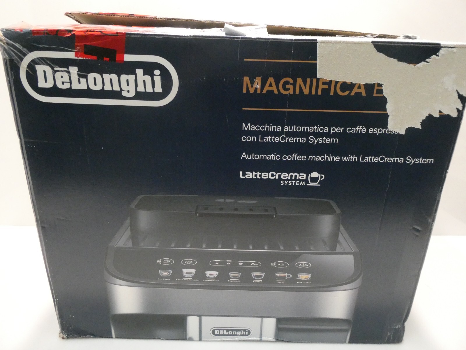 Delonghi Magnifica Evo Fully Automatic Titanium Black Coffee Machine