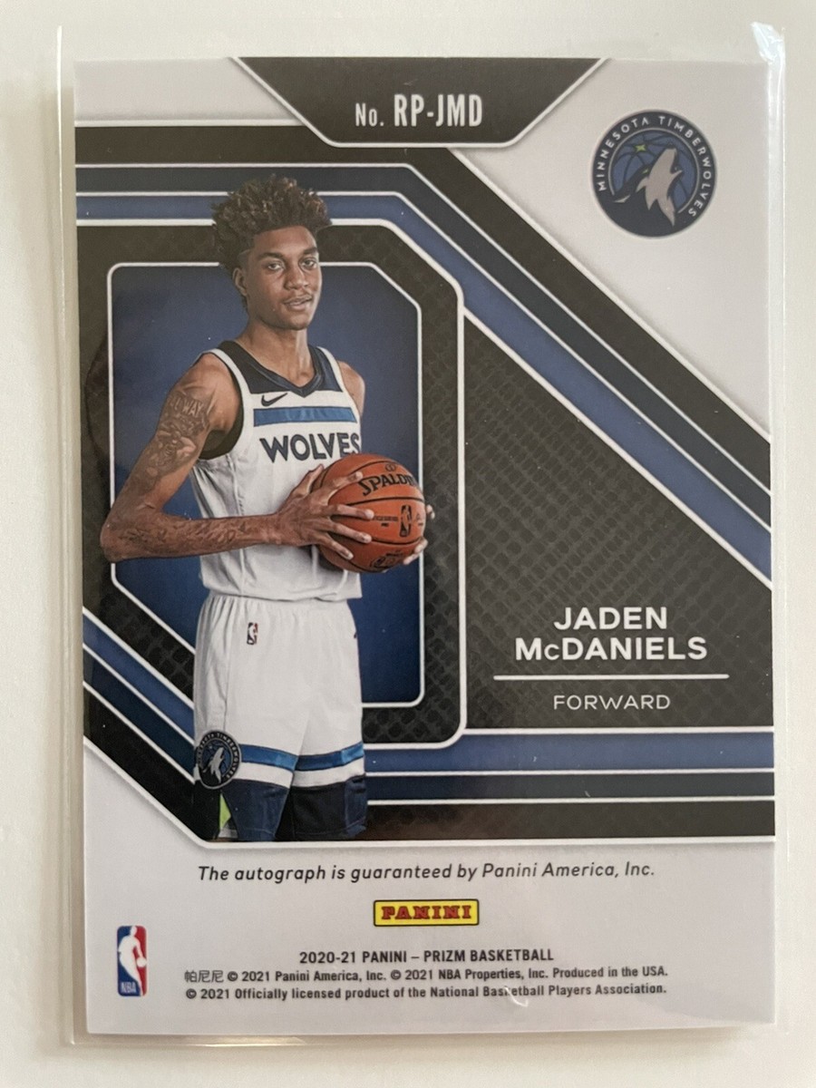Buy 2020-21 Panini Prizm - Rookie Penmanship Jaden McDaniels #RP