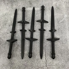 5pack Sword Lance Blocks Weapons Accessories Lot for Minifigures B6b471