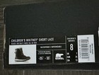 EUC Sorel Kids Girl Waterproof Winter Whitney Boots Black Faux Fur Size 8 Rare — photo 8