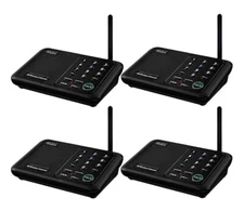 FM Wireless Intercom System Home Security System 10-Channel 1 Mile Range
