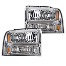 Fit For 2005-2007 Ford F250 F350 F450 F550 Super duty Headlights 05-07 Headlamp