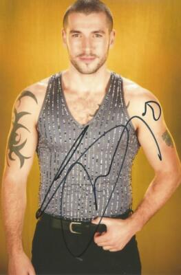 DANCING ON ICE* SHAYNE WARD SIGNED 6x4 PORTRAIT PHOTO+COA *PROOF*