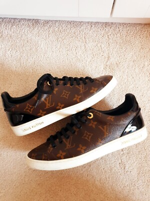 Louis Vuitton Women Brown Monogram Frontrow Trainer Sneakers UK