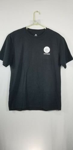 CONVERSE Mens Size Large Black T Shirt