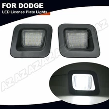 2PCS White LED Rear License Plate Light Lamp For Dodge Ram 1500 2500 3500 03-18