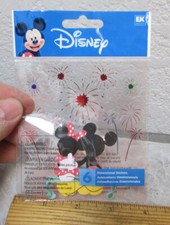 Disney die cut scrapbook Mickey  Minnie Mouse  Fireworks, Jolees Boutique