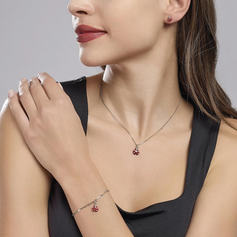 MABINA GIOIELLI   COCCINELLE COLLANA  REFERENZA  553391   ARGENTO 925 - Immagine 3 di 4